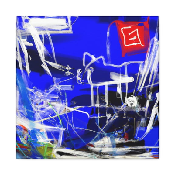 Nautical Charts at Sea - Canvas