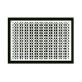 thumbnail image 5 of Cast Iron Air Return Grill | Powder Coated Return Vent Covers For HVAC Duct | Air Vent Covers for Floors, Walls & Ceiling | Size 20" x 30" VR-100 | Brown, 5 of 5