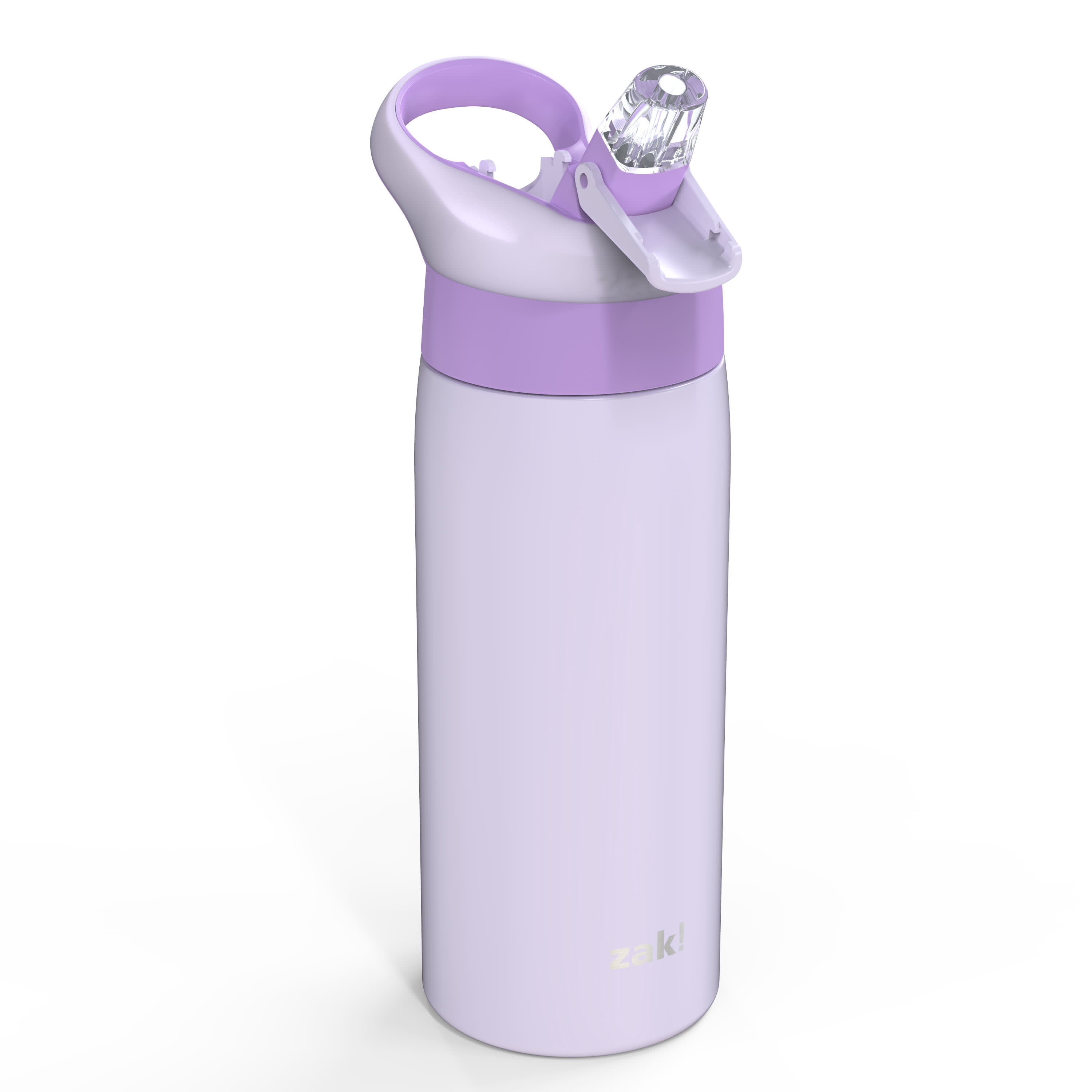 Zak Designs Riverside 19 ounce Insulated Water Bottle, Lavender