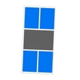 thumbnail image 3 of Almencla Mini Pickleball Silent Mat Lightweight Quiet Floor Equipment Non Slip Rubber for, 3 of 8
