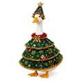 thumbnail image 2 of Tyidzon Porch Goose Christmas Outfits 23 inch Porch Goose Costume for Geese Figurines Outdoor Patio Garden Holiday Decor, 2 of 7