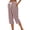 Hot Pink, variant on Aboser Plaid Capri Pants for Women Cute Casual Elastic Waisted Capris Summer Cotton Linen Vacation Pants Breathable Soft Cropped Trousers
