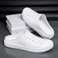 thumbnail image 6 of Mens House Slippers Arch Support Comfortable Slip On Clogs Breathable Casual Daily Wear Indoor Outdoor Walking with Elastic Open Toe Men's Shoes, 6 of 8