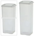 thumbnail image 5 of Yucurem Plastic Bread Keeper with Airtight Lid Bread Bin Kitchen Supplies Kitchen Storage (White), 5 of 9