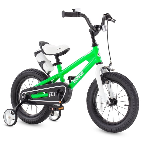 Open Box Royalbaby Freestyle 16" Bicycle for Boys and Girls Ages 6-8 Years, Green