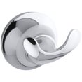 thumbnail image 1 of KOHLER K-11375-CP Crochet Double pour Peignoir FORT, Chrome Poli, 1 of 1