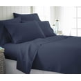 thumbnail image 2 of Merit Linens 6 Piece Luxury Ultra Soft Deep Pocket Bed Sheet Set - Twin XL - Purple, 2 of 2