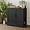 BLACK, variant on WENTMENT Cat Litter Box Furniture with Removable Divider,Large Hidden Litter Box Furniture Cat House (Black)