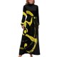 thumbnail image 1 of Letrero amarillo - Rey en vestido largo amarillo Vestidos de mujer verano Vestido de noche de mujer Vestido de noche, 1 of 4
