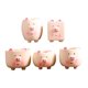 thumbnail image 1 of 5x macetas para bonsái, macetas, decoración, novedad, maceteros de cerámica con forma de cerdo, maceta para Patio, interior, hogar, parterre, Patio, 1 of 7