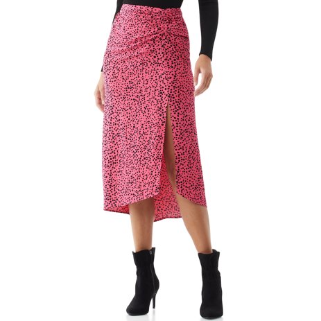 Scoop Women's Printed Asymmetric Skirt