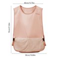 thumbnail image 3 of Delantal ajustable con bolsillos para utensilios de cocina, toalla para secarse las manos, impermeable y a prueba de aceite, para catering, ropa de trabajo, unisex, para barbacoa, de poliéster., 3 of 6