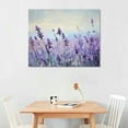 thumbnail image 2 of COMIO  Wall Art For Bedroom Purple Lavender Wall Decor Flowers Pictures Prints Framed Canvas Wall Art for Living Room Girls Room Studio Office Ready To Hang, 2 of 4