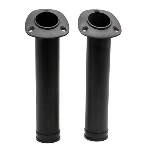 Standard Boat Rod Holders 50100B | 10 3/4 Black Plastic (Pair)
