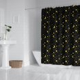 thumbnail image 2 of Black Star Moon Pattern Shower Curtain 72"x72" ,Bathroom Decorative Shower Curtains Set with 12 Hooks,Modern Waterproof Washable Shower Curtain, 2 of 6