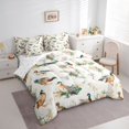 thumbnail image 3 of Homewish Countryside Floral 7 Pieces Bedding Comforter Set,Mallard Duck Full Bedding Set,Green Beige Fitted Sheet Flat Sheet For Teens,Ultra Soft Home Decor Reversible, 3 of 8