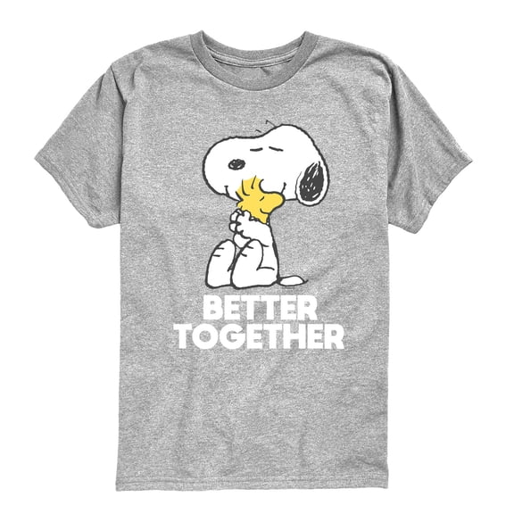 Peanuts - Better Together - Youth Boys Short Sleeve Graphic T-Shirt