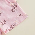 thumbnail image 5 of KPOPLK Newborn Baby Girl Summer Clothes 2Pcs Floral Embroidery Shorts Set Cute Baby Girl Outfit Set(12-18 Months,Red), 5 of 9