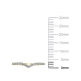 thumbnail image 4 of 1/10 Carat T.W. (I2 clarity, H-I color) Brilliance Fine Jewelry Diamond Contour Wedding Band in 10kt Yellow Gold, Size 9, 4 of 5