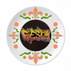 Graffiti Street Fiesta Hand-decorated Flower Ceramics Plate Tableware Dinner Dish