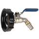 thumbnail image 3 of 2X IBC Ball Outlet Tap Tank Adaptador de Drenaje de Alimenticio de 3/4 Pulgadas S60X6 Tanque de 1000 L Contenedor de Agua de Lluvia Válvula de Grifo de Manguera de Latón, 3 of 5