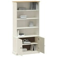 thumbnail image 3 of vidaXL Bookcase Storage 3 Shelf Bookcase for Living Room VIGO Solid Wood Pine, 3 of 9