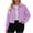 Purple, variant on Maean Women's Corduroy Button down Crop Jackets Fall Dressy Casual Collared Long Sleeve Jacket Outerwear