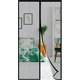 thumbnail image 1 of Fly screen for balcony door, 100x200 cm, black, self-closing, with 34 strong, 1 of 5