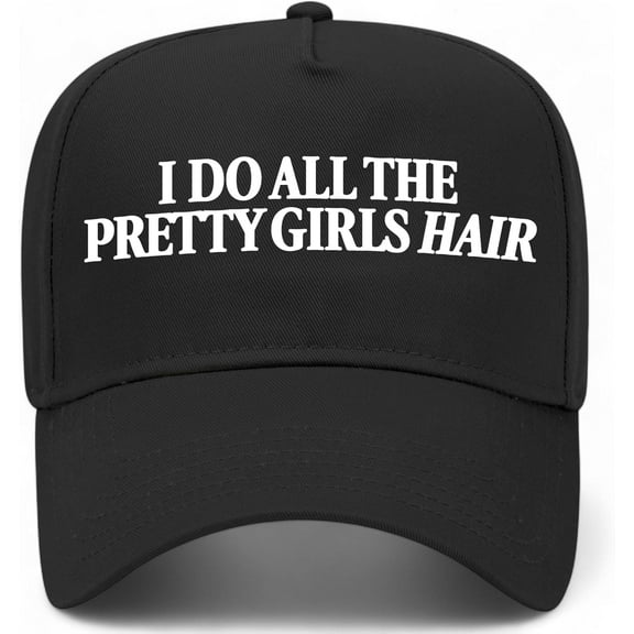 I Do All The Pretty Hair Vintage Trucker Hat Pre_mium Snapback Baseball Hat for Men & Women
