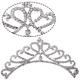 thumbnail image 3 of Diadema de cristal, diademas de diamantes de imitación para mujeres, joyería para el cabello, diadema de boda, corona, tiaras de fiesta, 3 of 5