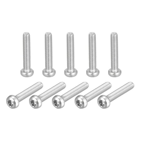 

M3x16mm Torx Security Machine Screws 10 Pack 316 Stainless Steel Pan Head Tamper Proof Screw Fasteners Bolts