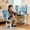 Blue #6, variant on Floseru Kids Desk and Chair Set Adjustable Height, Toddler Study Table Kids Table and Chairs with Storage and Drawers for Writing Reading Drawing