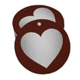 thumbnail image 1 of Inkdotpot Silver Foil Paper Hang Tags Made With Love Wedding Favor Tags 50 Pieces, 1 of 6