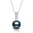 Black, variant on YAMI Tahitian Black Pearl Pendant Necklace, 12-13mm, 925 Sterling Silver, Adjustable 18+2in Chain