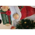 thumbnail image 2 of Hi-Line Gift Ltd 85187-G Merry Christmas Santa with LED Lights Lighted Christmas Decor Battery Operated Indoor Use Only, 2 of 5