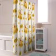 thumbnail image 5 of Fall Shower Curtain Pumpkin with Sunflowers Shower Curtains for Bathroom Fallen Leaves Bath Curtains Sets for Autumn Thanksgiving Seasonal Bathroom Decor Polyester Fabric Waterproof 36 x 72 in, 5 of 5