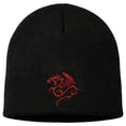 thumbnail image 2 of Red Dragon Cuffless Short Beanie - Black, 2 of 3