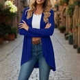 thumbnail image 2 of Amkhujs Fall Cardigan for Women Elegant Work Office Open Front Cardigan Casual Loose Long Sleeve Tops, 2 of 9