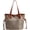 Brown, variant on Women Tote Bag Splice Canvas Hnadbag Casual Crossbody Purses Everything Shoulder Bags Top-Handle Satchels