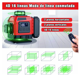 thumbnail image 4 of Nivel Láser Autonivelante 360° 16 Líneas Verde Con Trípode con Pantalla LCD y Trípode 1m, 4 of 5