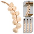 thumbnail image 4 of 3 unidades de ristras de ajo artificiales, accesorios fotográficos para casas de campo., 4 of 8