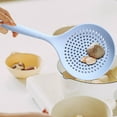 thumbnail image 4 of ZZkhGO Silicone Slotted Serving Spoon, Food Grade High Temperature Noodle Strainer, Long Handle Non Stick Kitchen Ladle for Soup Pasta, 4 of 7