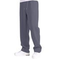 thumbnail image 6 of Hearthz Sweatpants for Men Baggy Wide Leg Lounge Jogger Pants Men Open Bottom Cotton Sweatpants for Men with Pockets Gray XL, 6 of 8