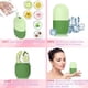 thumbnail image 4 of Rodillos de hielo de silicona para rostro, contorno de rostro cúbico para cuello de ojos, rodillo de masaje facial de belleza para eliminar las ojeras, herramientas para el cuidado de la piel (verde) Sincero Electrónica, 4 of 5