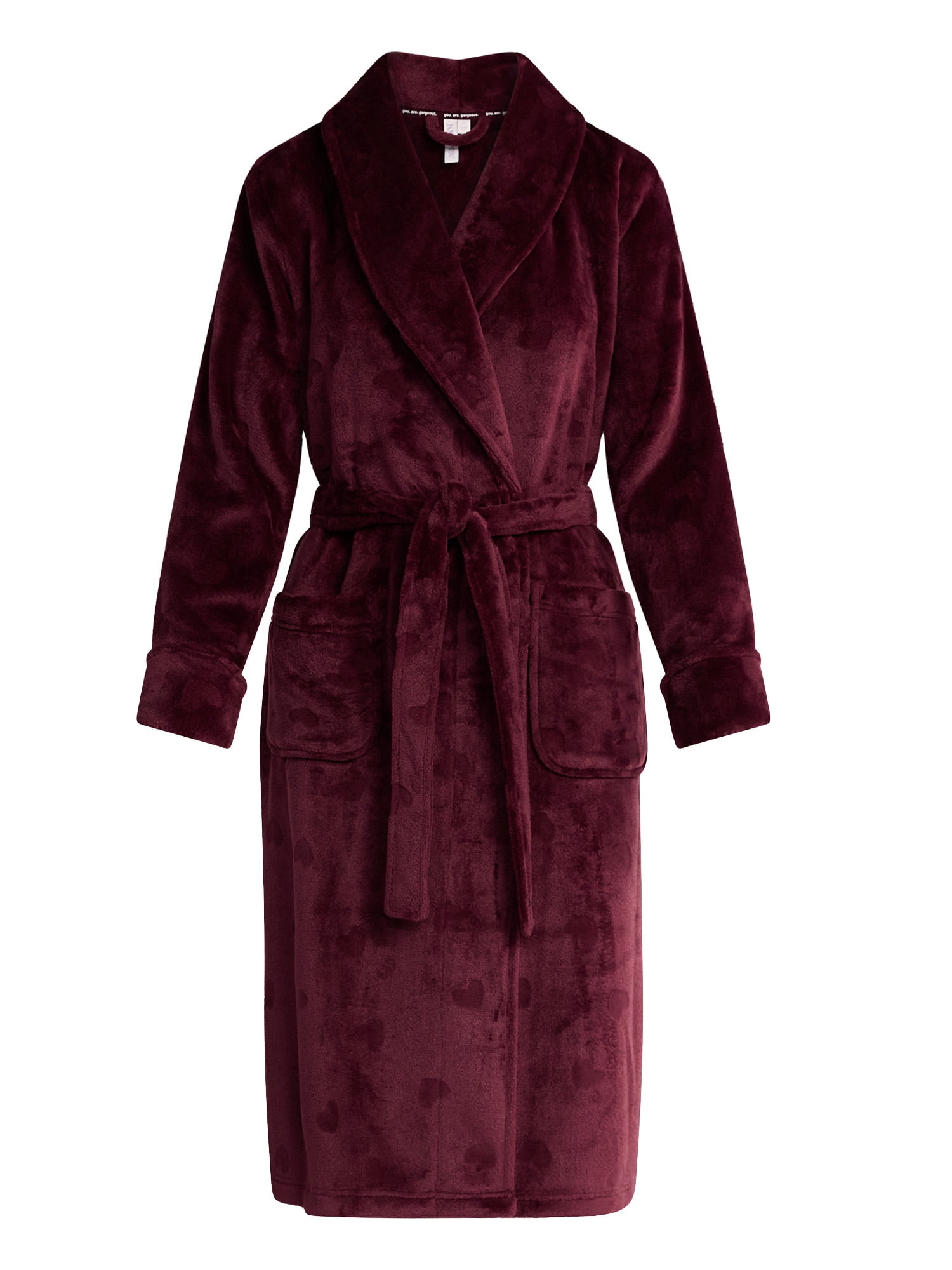 Joyspun Women's Plush Robe, Sizes S-3X