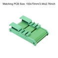 thumbnail image 2 of Unique Bargains PCB DIN Rail Mount Carrier, Circuit Board Mounting Holder 100x70mm Green, 2 of 4