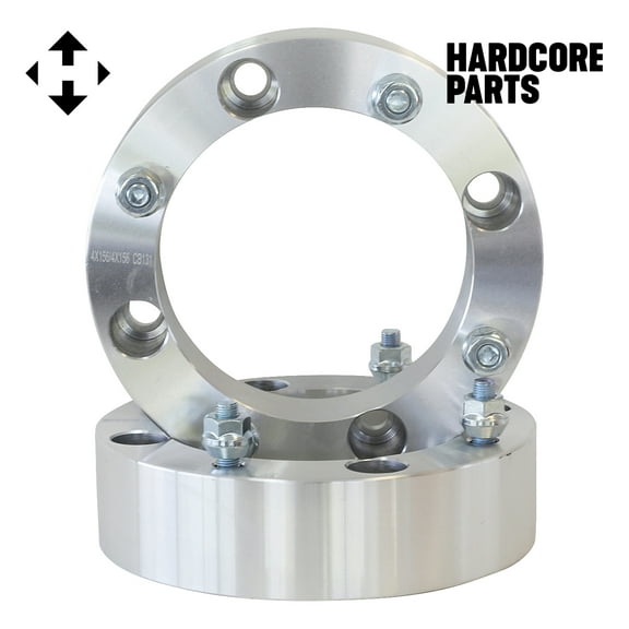 2 QTY ATV Wheel Spacers 2" fits all 4x156 bolt patterns - Compatible with Yamaha Polaris Ranger Sportsman RZR Predator YFM660 YFM700 Raptor Banshee