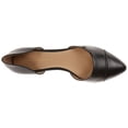 thumbnail image 5 of Tommy Hilfiger Women's Naree3 Leather Black Flat Shoe - 6M, 5 of 7