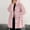 Pink, variant on Women's Jackets Lightweight Fleece Under $15 with Hood Winter Long Sleeved Hooded Warm Jacket Solid Color Button Top Jacket