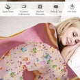 thumbnail image 3 of The food donut blanket is comfortable, soft, and lightweight, suitable for use in bed. Sofa and high-end warm blanket, suitable for year-round travel Multiple specifications, 3 of 6